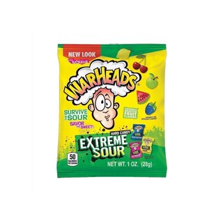 Warheads - Extreme Sour Hard Candy - 12 x 28g