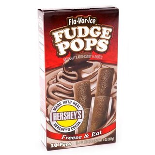 Fla-Vor-Ice Fudge Pops Made With Real HERSHEys Cocoa (10 x28,3g)