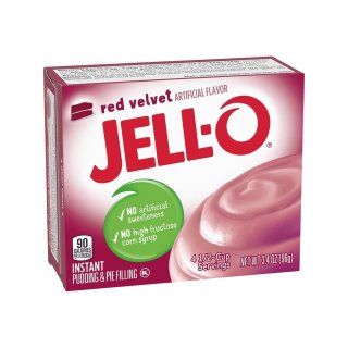 Jell-O - Red Velvet Instant Pudding & Pie Filling - 1 x 96 g