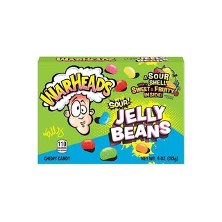 Warheads Sour Jelly Beans - 12 x 113g