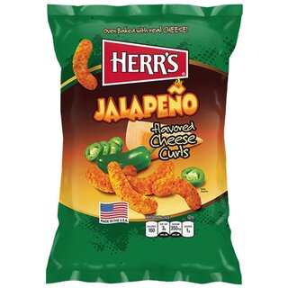 Herrs - Jalapeno Cheese Curls - 1 x 199g