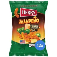 Herrs - Jalapeno Cheese Curls - 12 x 199g