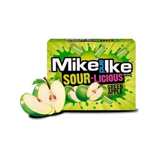 Mike and Ike - Sour-Licious - Green Apple - 1 x 102g