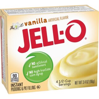 Jell-O - Vanilla Instant Pudding & Pie Filling - 1 x 96 g