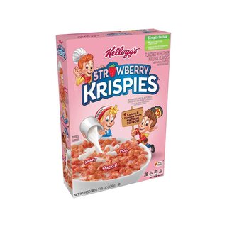 Kelloggs Rice Krispies Cereal Strawberry - 1 x 326g