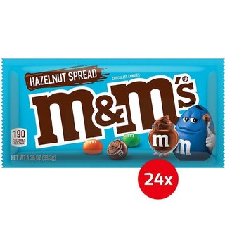 m&ms - Hazelnut Spread - chocolate candies - 24 x 38,3g