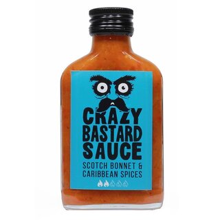 Crazy Bastard Sauce - Scotch Bonnet & Caribbean Spices - Schärfe 4/10 - 1 x 100ml