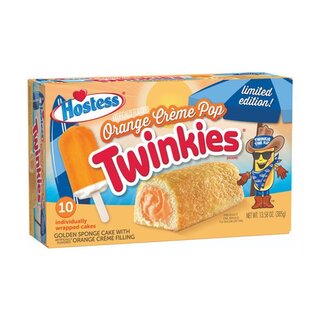 Hostess Twinkies 10x Orange Crème Pop - 1 x 385g