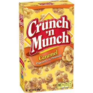 Crunch n Munch Caramel Popcorn mit Erdnüsen - 99g