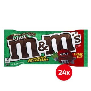 m&ms - Crunchy Mint - 24 x 80,2g