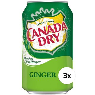 Canada Dry - Ginger Ale - 3 x 355 ml
