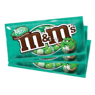 m&ms - Mint/Dark Chocolate - 3 x 42,5g