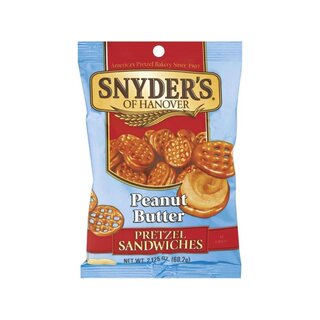 Snyders of Hanover - Peanut Butter Prezel Sandwiches - 3 x  60,2g