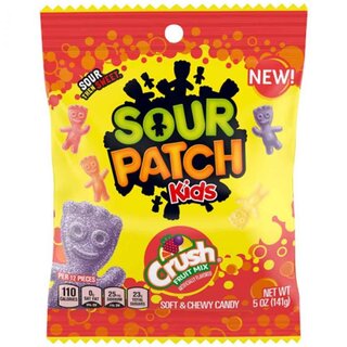 Sour Patch - Kids - Crush Fruit Mix - 1 x 141g