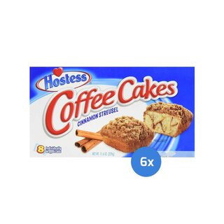 Hostess - Coffee Cakes Cinnamon Streusel - 6 x 329g