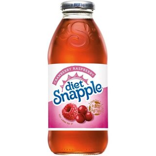 Snapple - DIET Cranberry Raspberry - Glasflasche - 1 x 473 ml