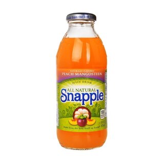 Snapple - Peach Mangosteen - Glasflasche - 1 x 473 ml