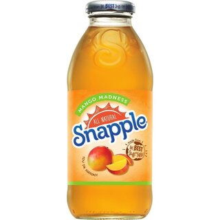 Snapple - Mango Madness Tea - Glasflasche - 1 x 473 ml