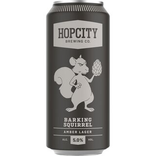 Hopcity - Barking Squirrel Amber Lager - 5% Alc. - 1 x 473 ml