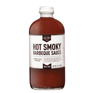 Lillies - Hot Smoky Barbeque Sauce - 1 x 595ml