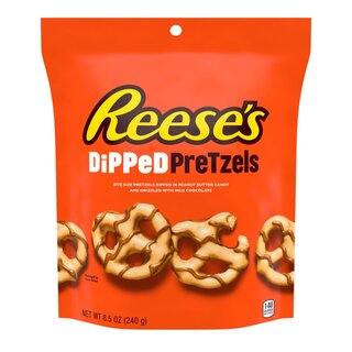 Reeses - Dipped Pretzels - Peanut Butter Milk Chocolate - 1 x 240g