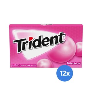 Trident - Bubblegum - 12 x 14 Stck