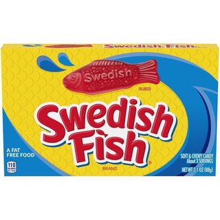 Swedish Fish - Soft & Chewy Candy - 1 x 88g