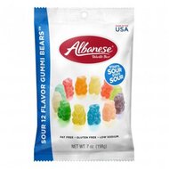 Albanese - Sour 12 Flavor Gummi Bears - 1 x 198g