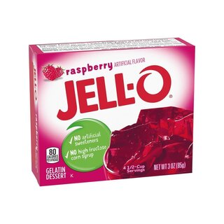 Jell-O - Raspberry Gelatin Dessert - 24 x 85 g