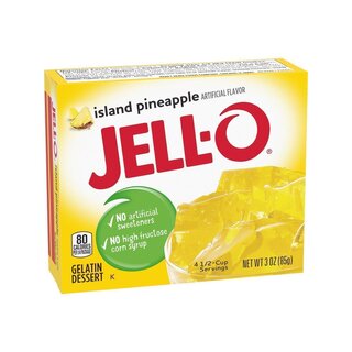 Jell-O - Island Pinneapple Gelatin Dessert - 24 x 85 g