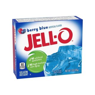 Jell-O - Berry Blue Gelatin Dessert - 24 x 85 g