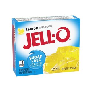 Jell-O - Sugar Free Lemon Gelatin Dessert - 24 x 8,5 g