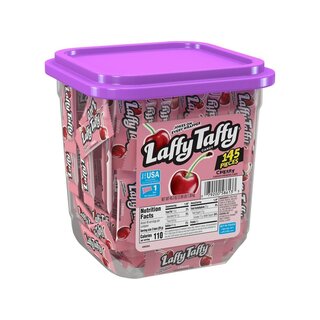Laffy Taffy Cherry - Box 145 Pieces - 1 x 1,39kg