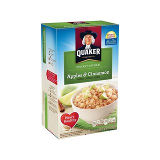 Quaker Instant Oatmeal - Apples & Cinnamon - 12 x 430g