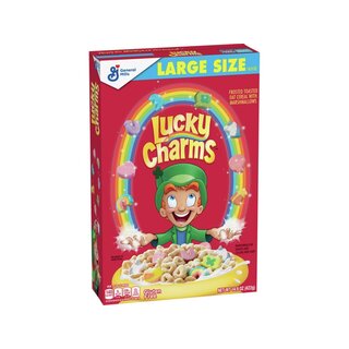 Lucky Charms - Cereal with Marshmallows - Large Size - 10 x 422g