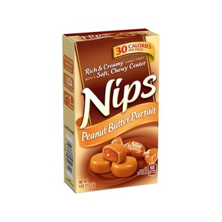 Nips Hard Candy with Chewy - Peanut Butter Parfait - 1 x 113,3g