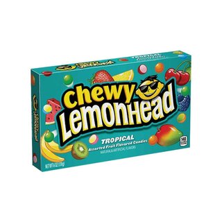 Lemonhead - Tropical Chewy Candy - 3 x 23g