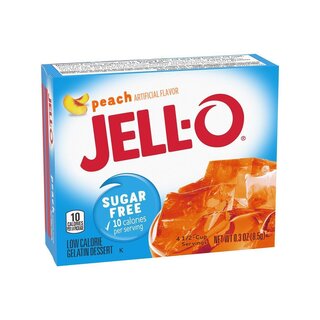 Jell-O - Sugar Free Peach Gelatin Dessert - 24 x 8,5 g