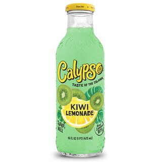 Calypso - Kiwi Lemonade - Glasflasche - 6 x 473 ml