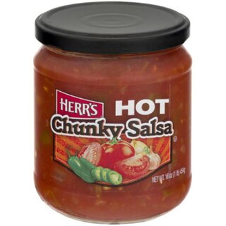 Herrs - Hot Chunky Salsa - 454g