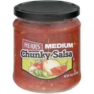 Herrs - Medium Chunky Salsa - 12 x 454g