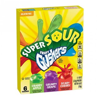 Fruit Gushers - Super Sour - 136g
