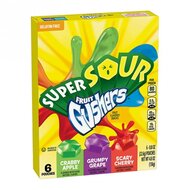 Fruit Gushers - Super Sour - 1 x 136g