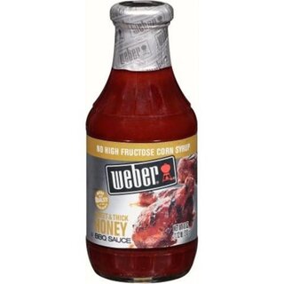 Weber - Smoky & Thick Hickory BBQ Sauce - Glas - 1 x 510 g