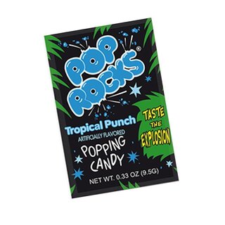 Pop Rocks Tropical Punch - 3 x 9,5g