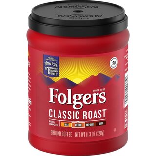 Folgers Classic Roast Medium - 6 x 320g