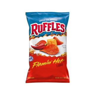 Ruffles - Flamin Hot Potato Chips - 1 x 184,2g