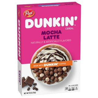 Post - Dunkin Cereal Mocha Late - 10 x 311g