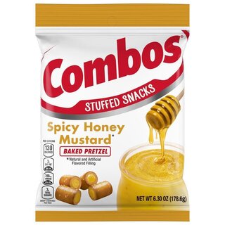 Combos Stuffed Snacks - Spicey Honey Mustard - 12 x 178,6g