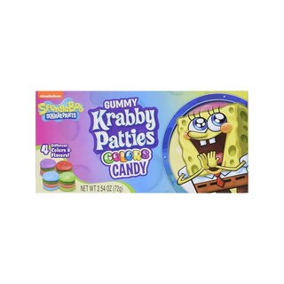 Spongebob Squarepants - Krabby Patties - Colors Candy - 12 x 72g